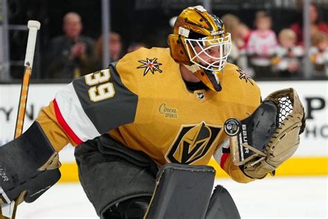 May 9, 2023 · Vegas goaltender Laurent Brossoit left midway through the first period of Game 3 of the Golden Knights’ Western Conference semifinal series against the Edmonton Oilers on Monday due to a lower ... 